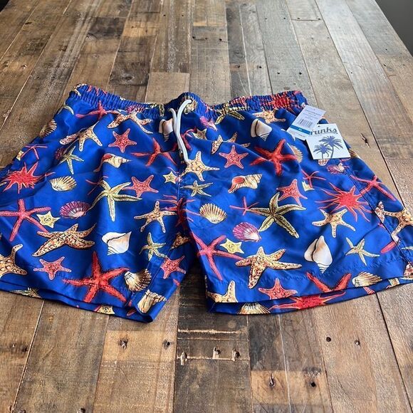 NWT TRUNKS SURF & SWIM CO. SANO PRINTED SWIM SHORT Size XL - Picture 1 of 5